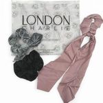 London Charlie Amy Hair Scrunchie 3 Piece Set Pink Photo 0