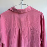 Sag Harbor Sag‎ Harbor sz 10 pink 100% silk VTG classic minimalist button blouse shirt Photo 6