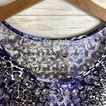 Alberto Makali  Y2K Perforated Animal Print Mesh Stretch Tee Photo 2