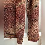 Laura Ashley Vintage  Earthy Toned Golden Ombre Button-Up Cardigan Sweater Size M Photo 4