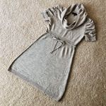 Knit/cowlneck/shortsleeve Dress Tan Photo 0