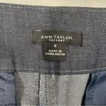 Ann Taylor  Factory The Ankle Signature Grey Subtle Pattern Dress Pant Size 8 Photo 8