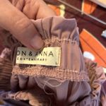 Jon & anna Jon & Ann Lavender‎ Pleated wide leg Pants size Large stretchy tie waist Photo 7