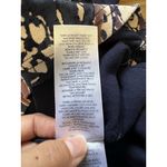 CHAPS Denim Women’s Hoodie Knit Top V-Neck Navy Blue Paisley Print Size Large Photo 10