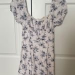 PacSun  white and blue floral mini dress Photo 0