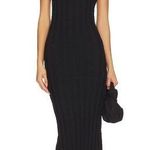 Free People  Santos Sweater Midi Dress in Black Photo 0