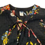 Old Navy  Size Small Womens Dress Long Sleeve Floral Aline Black Photo 5