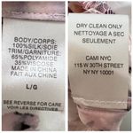 Cami NYC NWT  Silk Floral Print Camisole Tank Top in Garden Floral Pink Size L Photo 4