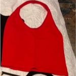 Suzette  red halter neck tank top Size 0 Size Small​ Photo 1