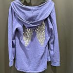 Victoria's Secret  Light Purple Hoodie w/Sequin Angel Wings on Back Photo 2