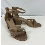 Eileen Fisher Noni Strappy Sandal in Gold Sparkle Size 10 Photo 3