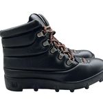 joe's jeans  Avery Hiking Boots Leather Lace-Up Black Women’s Size 6M NEW Black Photo 0