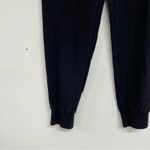 Theory  Black Pull On Jogger Style Dress Pants Womens S Stretch Waist Casual Photo 2