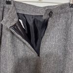 Sag Harbor Wool Blend Lined Charcoal Midi Skirt Size 12 Gray Photo 3