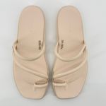 Crocs Miami Toe Loop Sandal Flip Flop Dew Cream Women 6 Trendy Summer Comfy NWT Photo 2