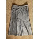 Vintage Sonia Rykiel Paris Gray Lilac Satin Maxi Skirt Size 12 France Purple Photo 6