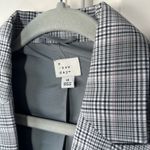 A New Day  Women's Plaid Blazer Gray White‎ Pink Career Office Work Business 10 Photo 1