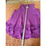 Ralph Lauren Lauren  L Pure Lilac Layered High Low Sleeveless Top NWT Photo 3