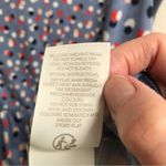 Boden Emery falling blossoms floral polkadot short sleeve jersey dress 6 Blue Photo 5