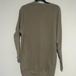 Anthropologie T. La Olive Army Green Long Sweatshirt Size S Photo 6
