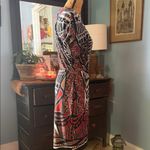 Cato  Modern Tribe in Bossa Nova Multicolor Geometric Print Wrap Dress NWT Photo 6