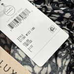 Saltwater Luxe NWT M. Fredric Indigo Gray & Ivory Open Back Slit Midi Dress Photo 5