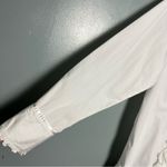 Pendleton  Petites Button Down Ruffle White Long Sleeve Shirt Women’s Size 18 Photo 4