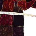VTG Willow Ridge Velvet Color Block Open Blazer Jacket Womens 14P Made in USA Photo 6
