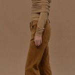 Source unknown Tova Off Shoulder Knit Nude top boho contemporary spring rare Tan Size undefined Photo 4