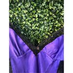 Victoria's Secret  Purple and Black Lace Slip Dress Size Small Lingerie Photo 1