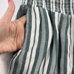 American Eagle XS Pants Wide Leg Crop High Waisted Striped Culotte Resort Beachy Photo 9