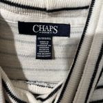 CHAPS Sweatshirt Womens 1X Multicolor Stripe Cowl Neck Cotton Pullover Blouse Photo 6