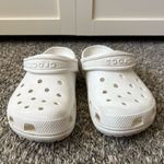 Crocs Shoes Women’s White Clogs Size 6 Photo 5