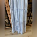 Pink Lily Caitlin Covington x maxi dress tiered bows striped seersucker smocked Photo 5