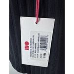 Black & White Solid & Striped Reversible Black White One Piece With Belt Sz S NWT $198 Photo 6