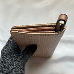 None Beige Wristlet Clutch EUC Photo 7