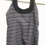 Lululemon Womens Striped Racerback Tank Top Built Photo 0