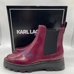 Karl Lagerfeld  Leather Boots size 8.5 NWT Photo 3