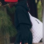 Free People Movement NWT NWT Snow Flow Hoodie In Black Combo Photo 0