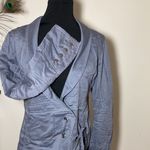 R 868 European Moto utility jacket blazer gray L/XL grunge boho punk like new Photo 11