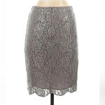 Yoana Baraschi Anthropologie  Reveillon Sequin Mauve Pencil Lined Formal Skirt 0 Photo 3