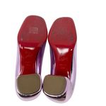 Christian Louboutin  Minny 70 Metallic Purple Patent Leather Pumps Size 39.5 Photo 7