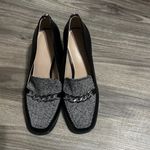 Kelly & Katie  Black and Gray Chain Loafers Photo 1