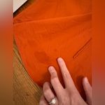 Anna Cate Abigail Puff Sleeve Blouse in Sienna Burnt Orange Medium STAIN Photo 8