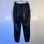 Spanx  Faux Leather High Rise Pull-On Jogger Pants Black Womens Size M 29” Inseam Photo 5