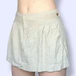 Old Navy Vintage  linen blend khaki miniskirt Photo 0