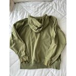 Brandy Melville Women's Green and Khaki Hoodie Photo 2