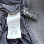 La Blanca Island Goddess Twist Keyhole One Piece - Black size US 6 Photo 2