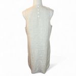 J.Crew  Cream shift Dress linen sleeveless minimalist scandi girl preppy neutral Photo 6