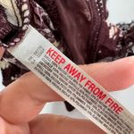 Free People ‎ Bodysuit Women Small Brown Maroon Floral Take It Away Ruffle Photo 5